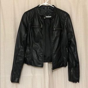 Faux Leather jacket  🖤